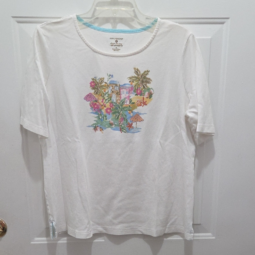 Appleseed's Limited Edition Design Tropical Tee In 2 Sizes